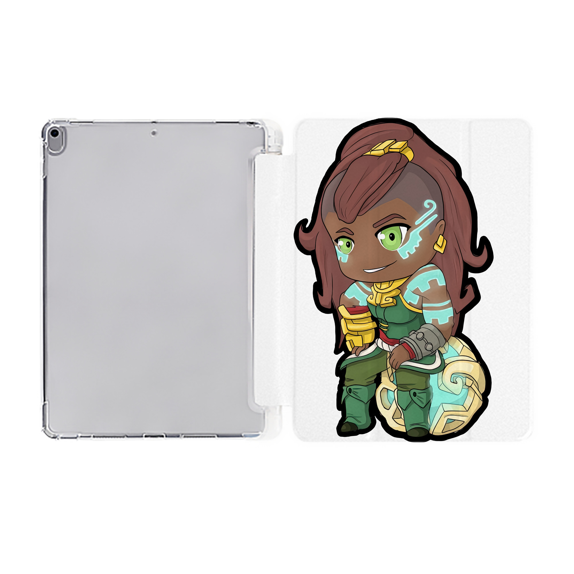 （画像用） リーグ・オブ・レジェンド League of Legends LOL IPad ケース ペン収納付き 三つ折りスタンド PUレザー×シリコン 対応機種9.5/10.5/10.9インチ